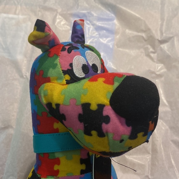 Scooby Doo plush 12” puzzle Pice print - Picture 7 of 8